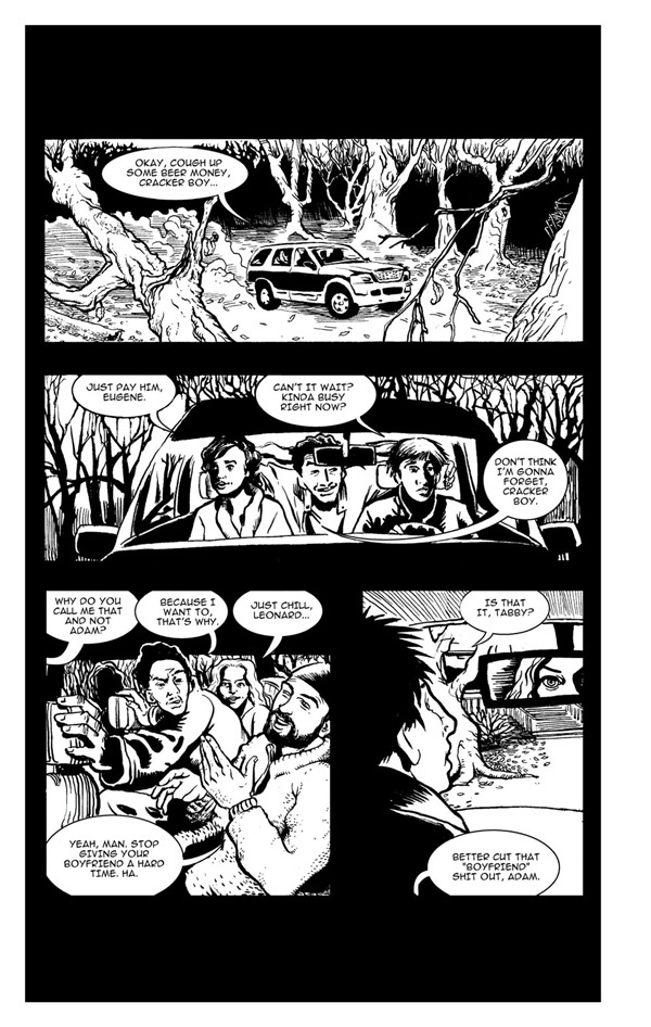 BEFORE DAWN Page 3 - A horror web comic serialization